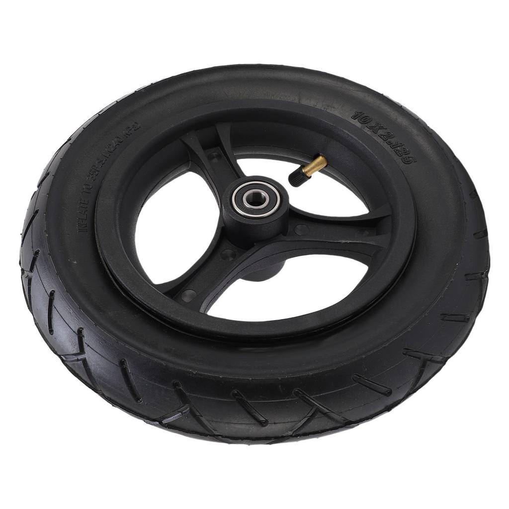 10 Inch Scooter Rear Wheel Rubber Electric Scooter Auxiliary Wheel Rear Tire for Replacement