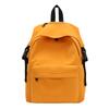 Schoolbag Japanese solid color versatile nylon backpack schoolbag female Korean version high school lightweight backpack college students ins