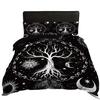 Quilt Cover Three-Piece Sun And Moon 3D Digital Printing Bed Kit Grinding Quilt Cover Pillowcase