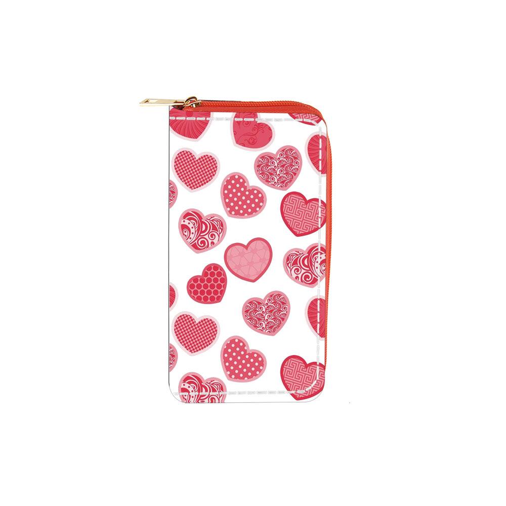 New Cartoon Love Long Zipper Wallet Card Bag Wallet