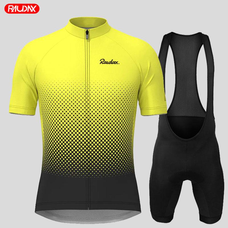 2026 Bicycle Shorts Men's Mountain Bike Sportswear Summer Breathable Full Set Racing Bike Suit Quick Drying Sport Set