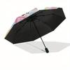Pochacco,Hello Kitty Automatic Folding Umbrella-Simple 8-Rib Design, Bright Cartoon Pattern, Durable Iron Frame, Suitable For Travel, Outdoo