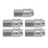 1 4 Inch NPT Air Tool Coupler 5Pcs Duarable Anti Leakage Long Lasting Female Thread Quick Coupler for Car