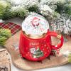 Christmas Ceramic Cup Creative Cartoon Christmas Mug High Ooking Christmas Cup Gift