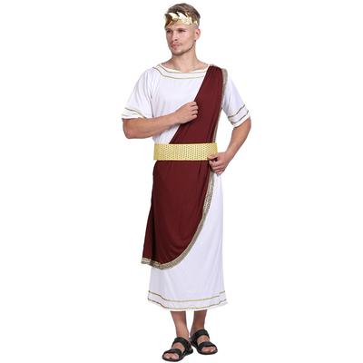 Ancient Greek Men Roman Toga Caesar Party Fancy Dress Costume