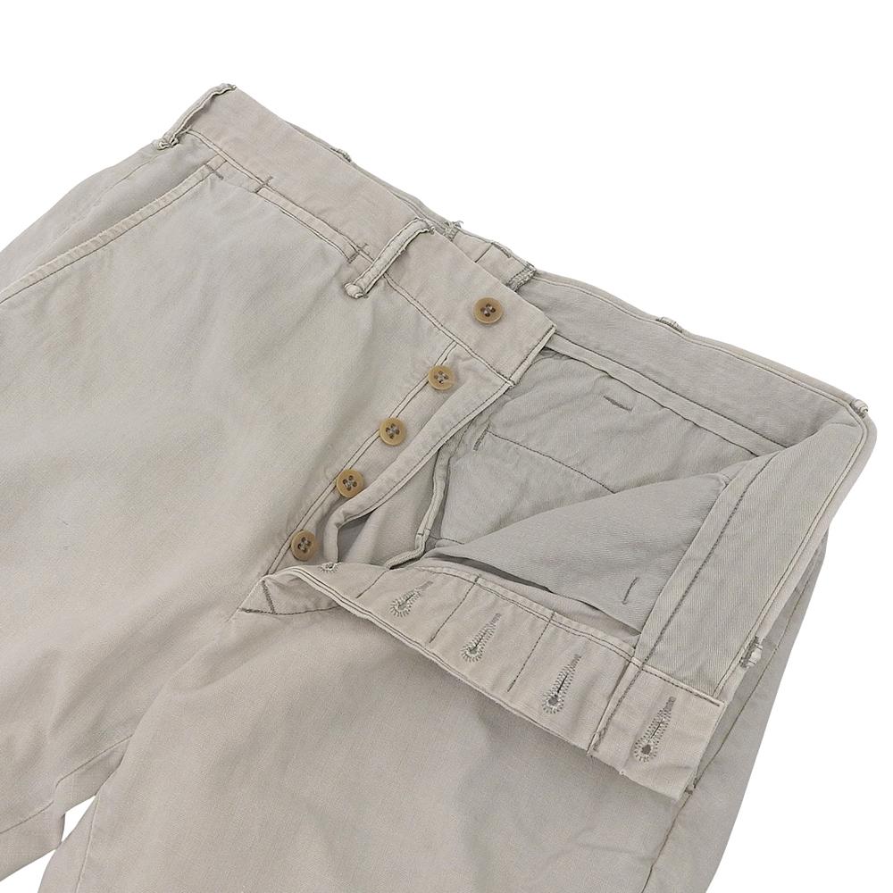 RRL Men's Herringbone Cotton Cargo Pants, Beige, Size 32x30 Bottoms 32x30 BeigeUsed