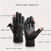 Winter Fahrradhandschuhe Wasserdicht Thermisch Fahren Motorrad Ski Handschuhe Winddicht Anti-Rutsch Touchscreen Warm Fahrradhandschuhe