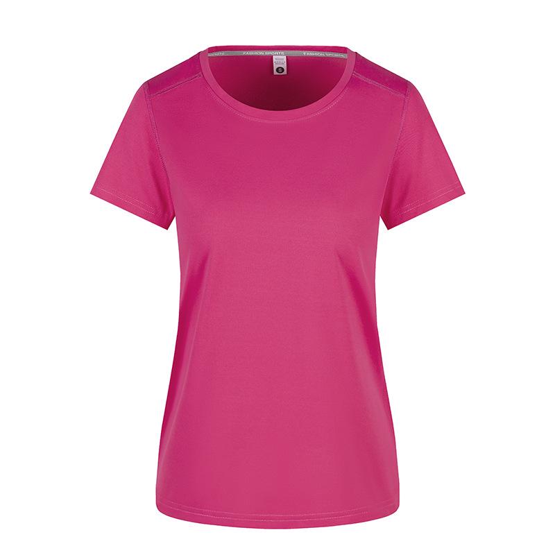 Women's Quick-Drying Breathable Running T-Shirt - Half Sleeve, Customizable Logo