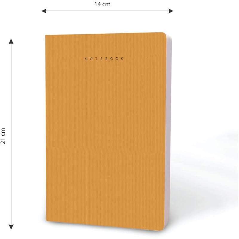 

FACTOR NOTES A5 Notebook: 90 GSM | Ruled | 160 Pages (Earth Yellow) a5 жовтий