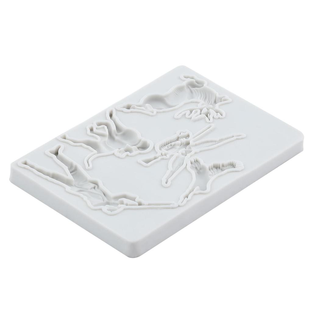 Hunter Animals Silicone Molds Deer Dog Owl Bird Fondant Mold Cake Decorating Tools Cupcake Topper Chocolate Candy Craft Gum Paste Polymer Clay