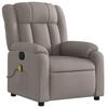 Electric Massage Chair Taupe Fabric