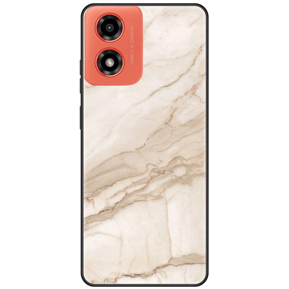 Caes for Motorola Moto G04 Black luxury Back Silicon Cover on MotoG04 Full protection shockproof bumper
