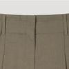[ShS S miSS] Linen Blend Wide Half pantS SwwSpp22080 Br