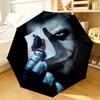 Abstract Clown Pattern Umbrella 8-Frame for Travel, Camping, Casual Lightweight Portable Umbrella, Essential for Every Family Holidays Birthday Gift