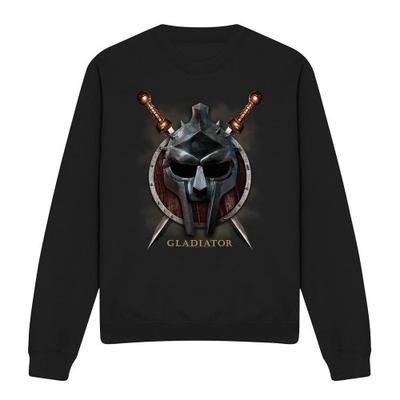 Gladiator Unisex-Sweatshirt für Erwachsene mit Maximus-Helm
