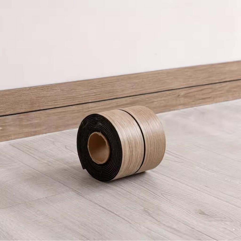 1pc self-adhesive corner tape strip wood grain transition strip, suitable for walls, door frames, easy to install
