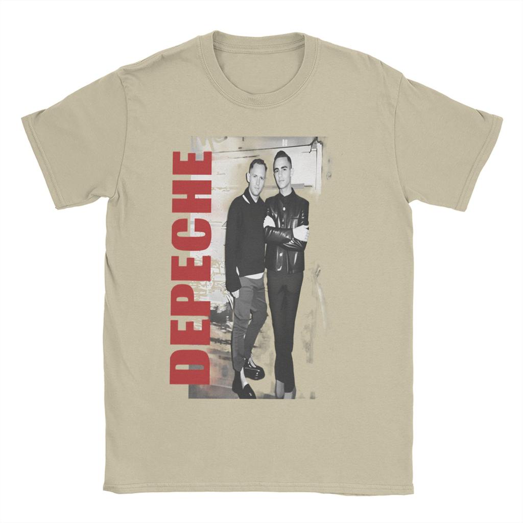 Electronic Rock Depeche Cool Mode Men T Shirt  Casual Tee Shirt Short Sleeve Crew Neck T-Shirt Cotton Plus Size Clothing