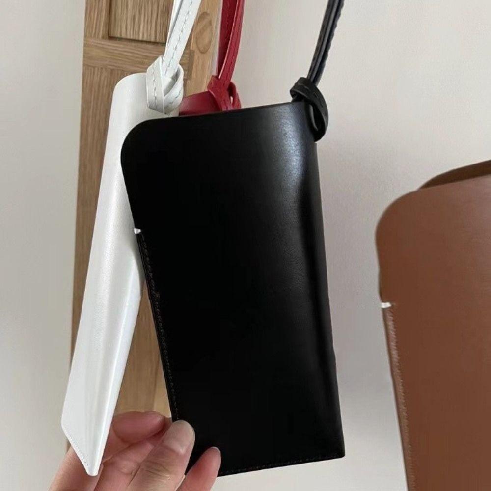 Multi-Function Pu Leather Eyeglasses Case Korean Style Sunglasses Storage Clip Male