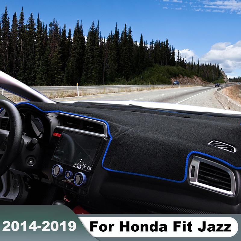For Honda Jazz Fit 3rd GK5 2014 2015 2016 2017 2018  Car Dashboard Cover Anti-UV Non-slip Mat Avoid Light Pad Accessories