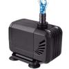 Amphibious Submersible Pump, 4 Powerful Suction Cup Seawater Pump, 6.6ft (2M) Power Cord, 3500 L/H 45W 50-60Hz Fountain Pump for Fish Tanks, Ponds, Aq