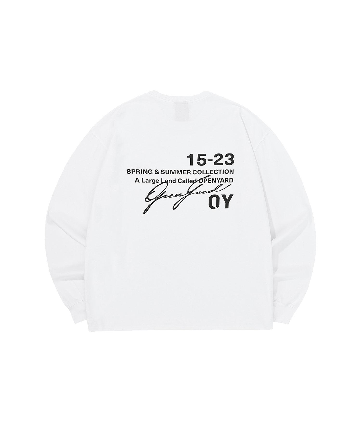 Oy Типографический Логотип Лонгслив - Белый White/1Size