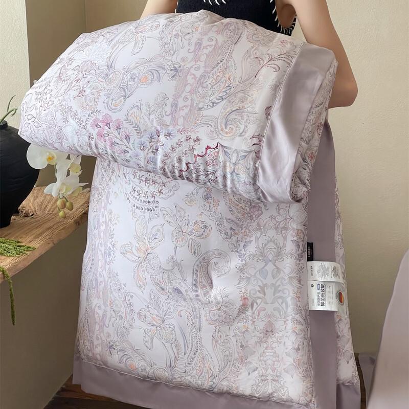 LISM Moiré Brushed Tencel Cotton All-Season Quilt