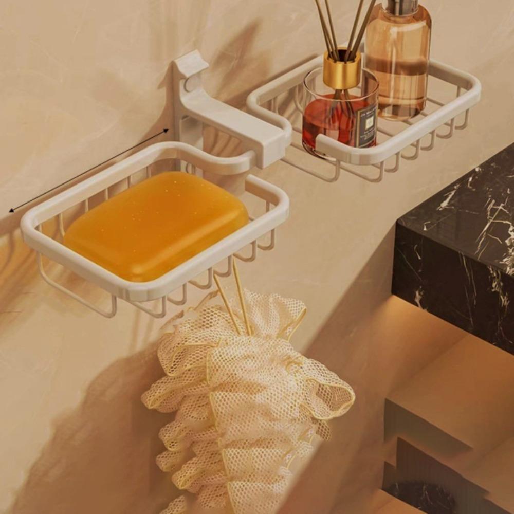 Алюминиевая настенная мыльница Без сверления Самоклеящаяся мыльница для ванной Комнаты Прочная, выдерживающая нагрузку, нержавеющая, с дренажом для мыла Кухня