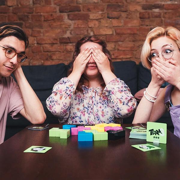 Crazy Tower: Block Stacking Family Party Board Game (Ages 8+)