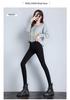 Women's Fleece-Lined Skinny Leggings - Warm, Elastic, Slimming, Butt-Lifting Base Layer for Outdoor Autumn & Winter Sports