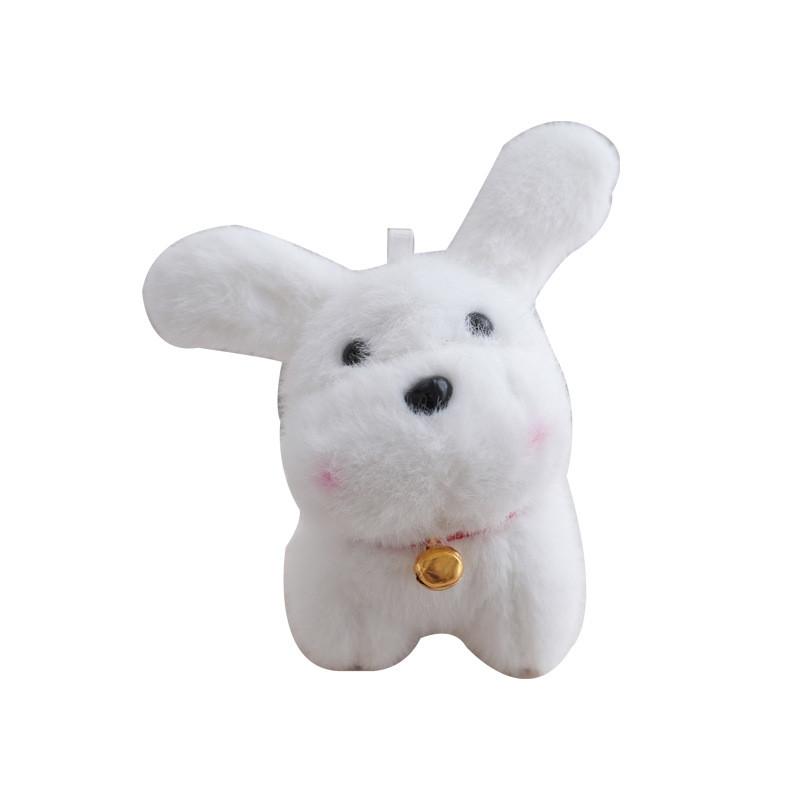 Plush Dog Keychain With Bell For Kids And Bag Accessories