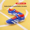 New Adidas Predator CLUB Anti Slip Wear Resistant Low Top Kids' Soccer Shoes Blue White Orange Kids' IF6421