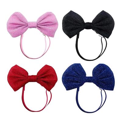 Dog Hair Bows Headbands for Small Media Dog Adjustable Pet Dog Hair Bows Headbands Puppies Cats Grooming Accessories