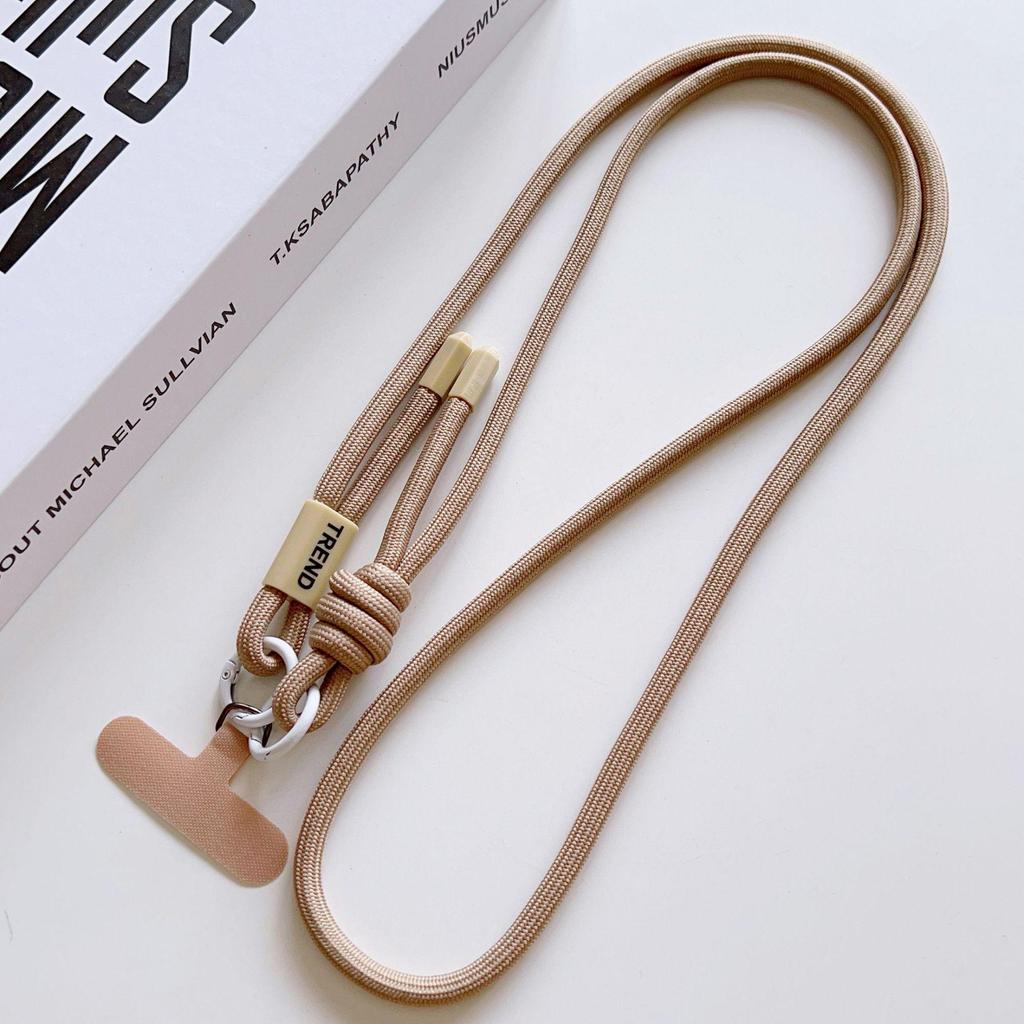 Versatile Adjustable Crossbody Phone & Camera Lanyard - Woven Anti-Lost Strap for Outdoor Sports.