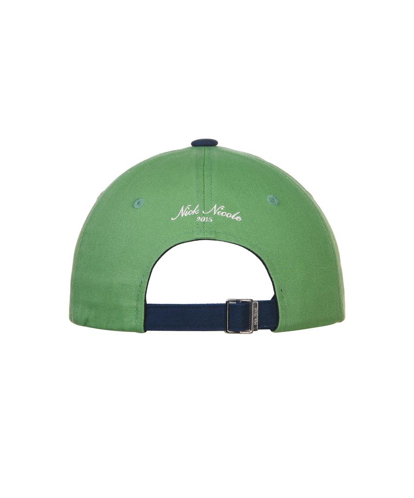Nigaennikol Nicole Lettering Ball Cap_Green Navy