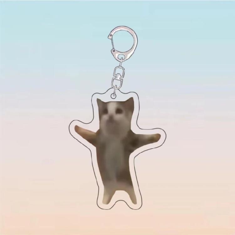 Practical Lovely Animal Banana Cats Keychain Small Pendant Versatile Daily Accessories for Home and Office Decoration