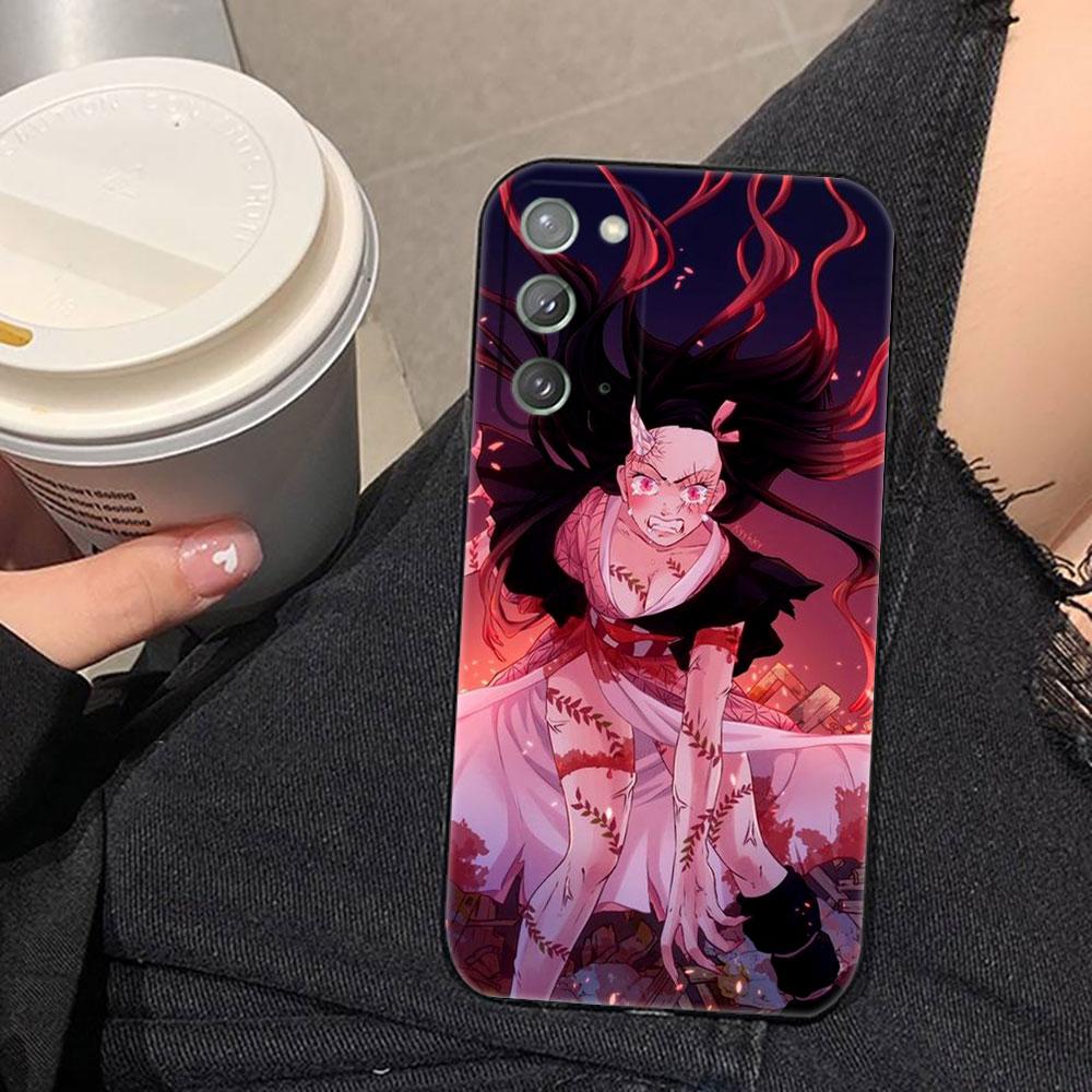 Anime Demons Slayers Tanjiro Phone Case For Samsung NOTE 20 10 M23 M53 A80 A70 A50 A30 A24 A13 A12 A07 A06 A05S A04 A03S Cover