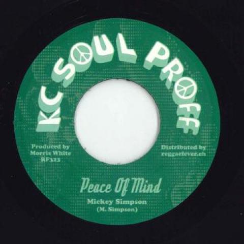 

7inch Record MICKEY SIMPSON - Peace Of Mind / Version RF323 KC Soul Puff/Re 1974 Europe Reggae, Ska & Dub Used