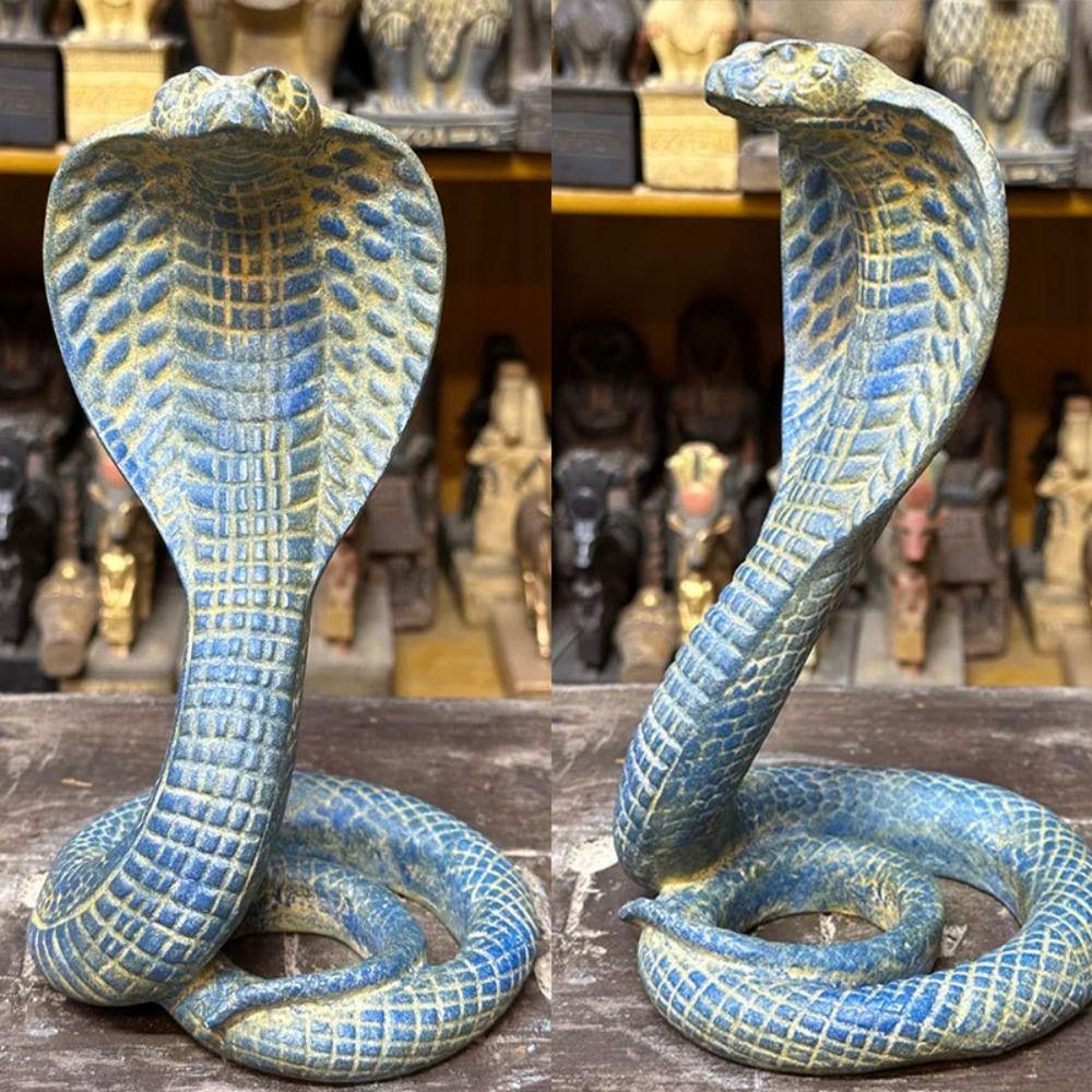 Scales Simulated Cobra Figure Lifelike Animal Simulation Model 3D Cobra Model Toy  Halloween