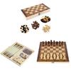 Wooden International Chess Set With Trigame Variations For Family Fun And Chess Enthusiasts