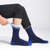 6 Pairs Fashion Men Socks High Quality Business Cotton Soft Casual Four Season Dots Pattern Gentleman Plus Size Male Dress Sock