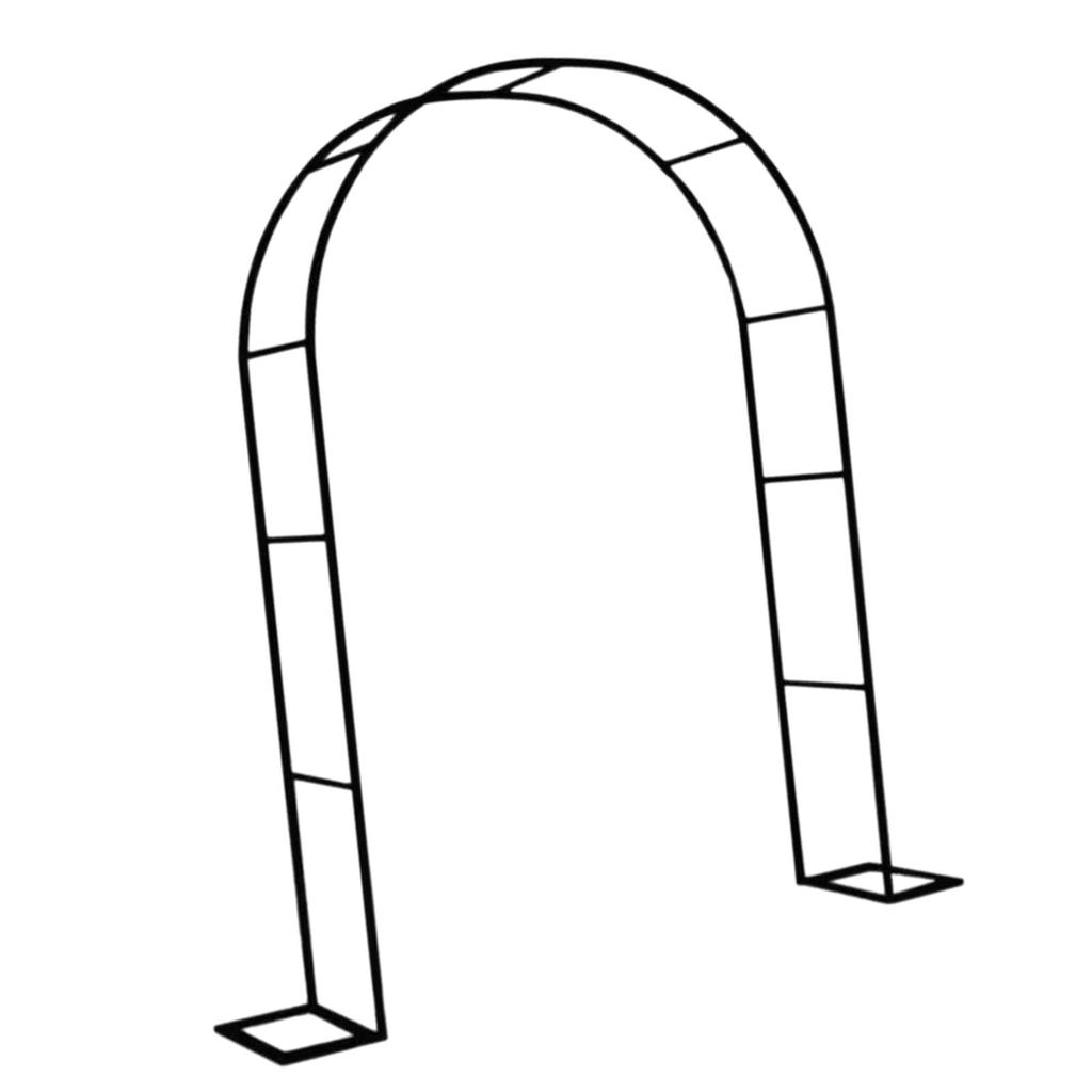 Garden Archway Wedding Trellis Arbour Arches Heavy Duty Garden Arch for Gardening Lawn Entrance Wedding Party Decoration