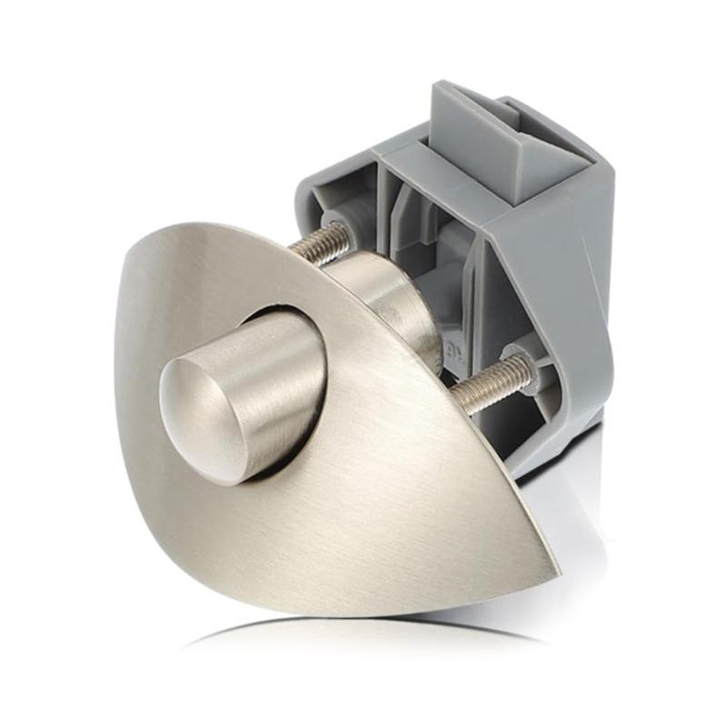 Cabinet Lock Handle Furniture Door Lock Cupboard Hardware Household Drawer Keyless Button Lock Push Catch