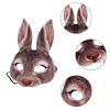 EVA Cosplay Bunny Mask Costume Adult Cosplay Mask Half Face Mask Costume