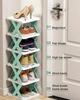 1Pc New Multi-Layer Shoe Rack Household Stackable Shoe Cabinet Space Saving Storage Dormitory Shoes Storage Organizer Doorway