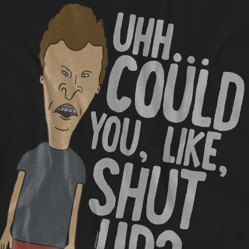 Beavis & Butthead Unisex Adult Could You Like Shut Up? T-Shirt
