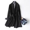 New Double-sided Cashmere Coat for Women's Medium and Long High-end Small Woolen Coat for Women