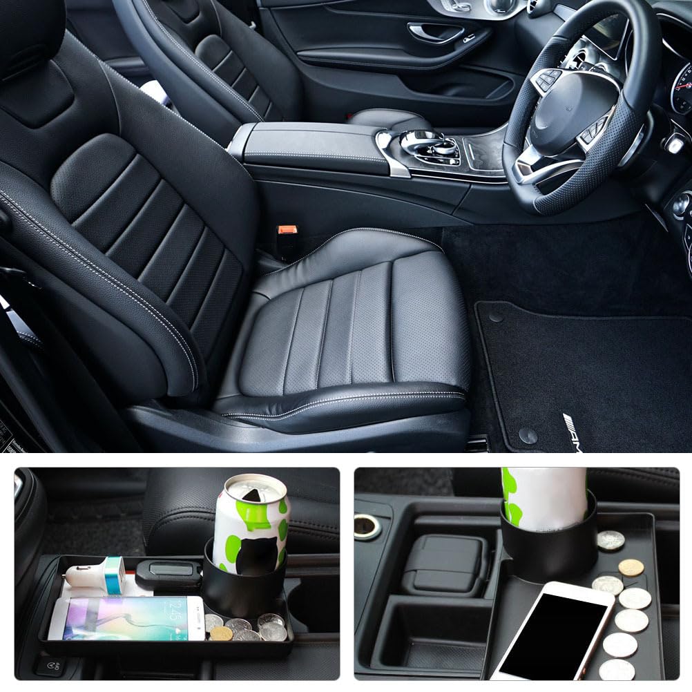 Suporte de Copo VORCOOL para Fresta Pequeno Item Fácil de Adequado para a Maioria dos Pequenos Itens Acessórios para Carro de Negócios Carro, Mesa, Escrivaninha, Armazenamento, Armazenamento, Antiderrapante,