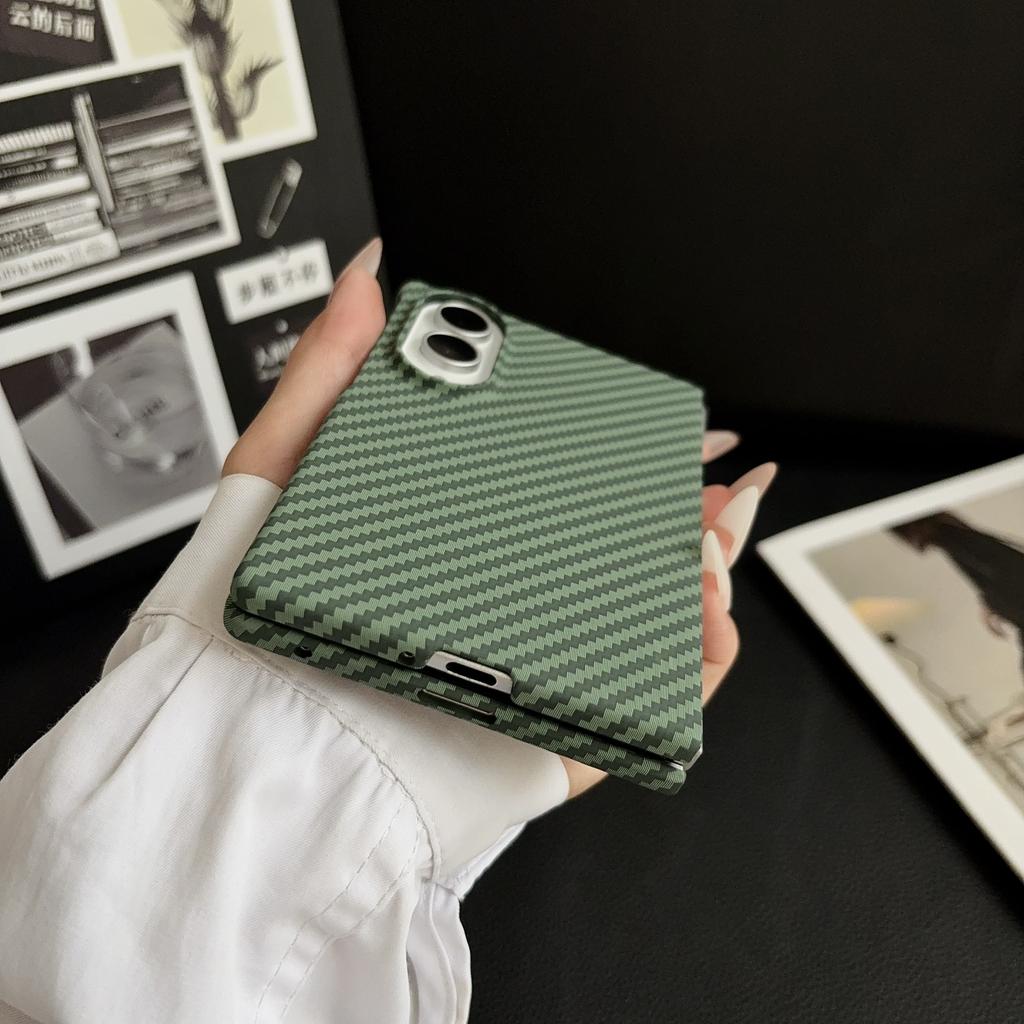 For Samsung Galaxy Z Fold 8 7 6 5 4 Ultra Carbon Fiber Case For Magsafe Screen Protector Kevlar Aramid Fiber Magnetic Cover