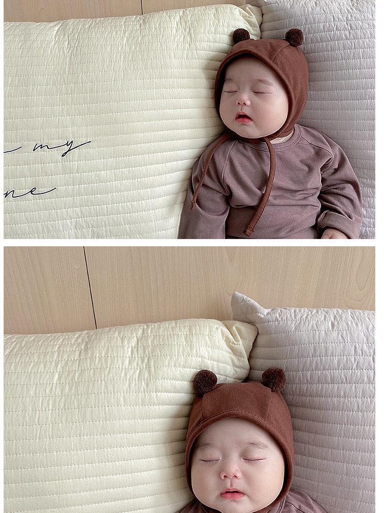 Infant & Toddler Ear Protection Pom-Pom Hat - Thin, Korean Style for Boys & Girls (Spring/Autumn)