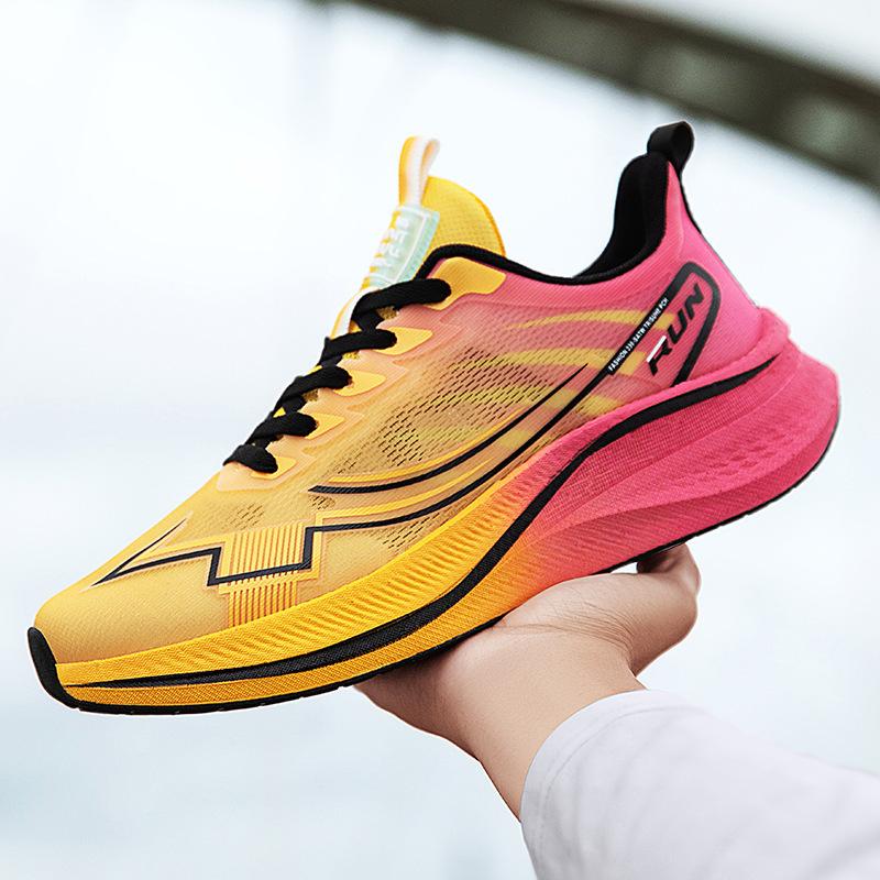 Spring and Summer Red Rabbit Running Shoes Men's Shock-absorbing Sports Shoes Breathable Casual Travel Shoes Professional Ultra-light Running Shoes Me